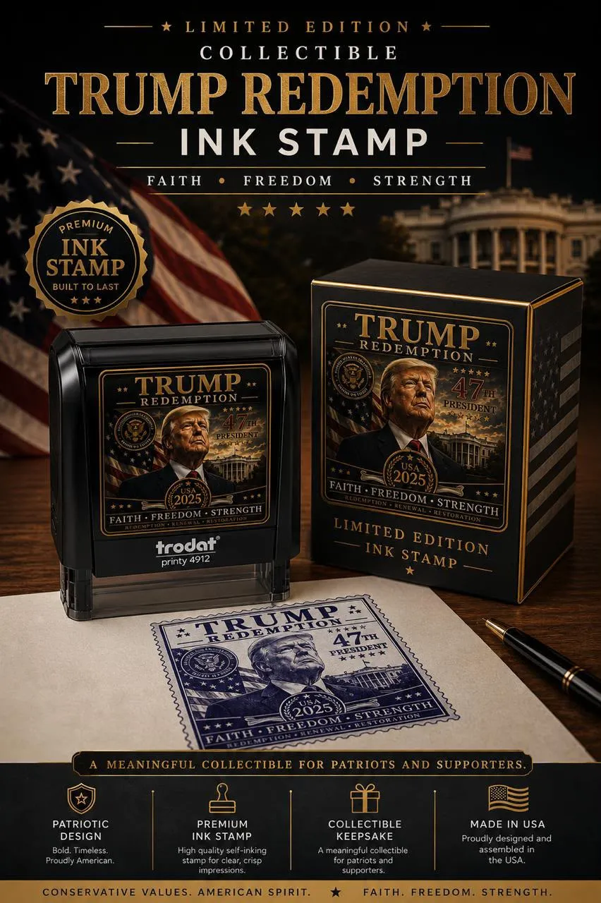 Trump Redemption INK STAMP